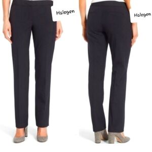 NWT Halogen DARK Navy Sleek Timeless Dress Pants, Size M